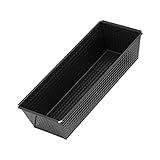 Zenker Z6514 Kastenform, Königskuchenform mit Antihaftbeschichtung, hochwertige Backform in schwarz (Kuchenform: ca.305x115x70 mm), Menge: 1 Stück