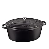 Kela Calido Bräter, Gusseisen, Schwarz, 9.5 Liter