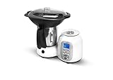 efbe-Schott Thermomaster SC HA 1020 Multifunktionsküchenmaschine mit integrierter Waage, 11 Geschwindigkeiten, Kochfunktion, EDELSTAHL, Zubehör