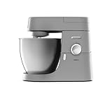 Kenwood Chef XL KVL4110S – Küchenmaschine, 6,7 l Edelstahl-Rührschüssel & 1,5 l Acryl-Mixaufsatz, multifunktionaler Küchenhelfer, 1200 W, inkl. 3-teiligem Patisserie-Set, silber