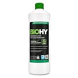 BiOHY Bodenreiniger für Wischroboter (1 Liter) | Reinigungsmittel Konzentrat für alle Wisch & Saugroboter mit Nass-Funktion | nachhaltig & ökologisch