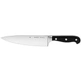 WMF Spitzenklasse Plus Kochmesser 34 cm, Made in Germany, Messer geschmiedet, Performance Cut, Spezialklingenstahl, Klinge 20 cm