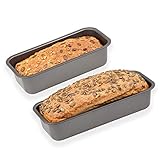 Set 263-02 Kasten- und Brotbackformen, 2er-Set 'Made in Germany', hochwertige Ilag Special 2-Schicht Antihaftbeschichtung, 250°C hitzebeständig