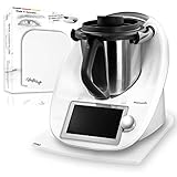 coolina PREMIUM Gleitbrett für den Thermomix - Passend für TM5, TM6 & TM31 - Hochwertiger Gleiter - Aus Acryl - Weiß