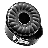 Zenker 6508 Springform mit Flach- und Rohrboden Ø 26 cm, black metallic