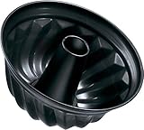 Zenker Z6527 Gugelhupfform Ø 25 cm, Kuchenform stabil & beschichtet, für saftigen Gugelhupf, runde Backform mit Antihaftbeschichtung, Menge: 1 Stück