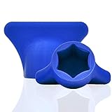 Mix-Slider - Teigblume für Thermomix, Teiglöser Zubehör für Vorwerk Küchenmaschine TM5 + TM6 3D Gedruckt Made in Germany (Blau)