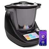 Klarstein Küchenmaschine, Knetmaschine mit 4,7L Schüssel, 1700W Profi-Küchenmaschine mit Fleischwolf, 4-in-1 Universal Küchenmaschine mit 10 Stufen, Teigmaschine mit App-Steuerung