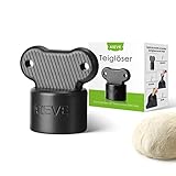 AIEVE Teiglöser Teigblume Messerdrehhilfe kompatibel mit Thermomix TM5 TM6 Küchenmaschinen, Drehhilfe Ersatzteil zum Einfachen Entnahmen von Teig aus Mixtopf (Schwarz)