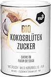 nu3 Bio Kokosblütenzucker, 550g - Auch für Diabetiker; Exotischer brauner Zucker mit niedrigem glykämischen Index; Die gesunde Alternative zum Süßen mit herkömmlichem Zucker; Kein Süßstoff