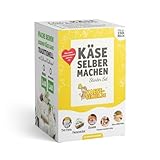 Käse selber machen - Starter Set inkl. Rezeptmagazin und Videoanleitungen (für Käse, Quark und Frischkäse); Traditionelle Käseherstellung