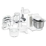 Bosch MUM4880 Küchenmaschine, Kunststoff, 3.9 liters, weiß