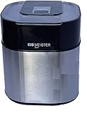 JUNG EISMEISTER Eismaschine - für 4 Personen, 1,5 L Fassung, Eiscreme selber machen,5in1 Machine - Speiseeismaschine Speiseeisbereiter, Frozen Joghurt, Softeis
