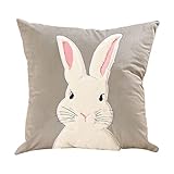 Ostern Kissen Hüllen Hug Pillowcar Kissenhülle Kissenhülle Häschen Ei Sofakissen Kissen Heimkissen Feiertagskissen Polster Dekokissen Kopfkissenbezug Bezug Zuhause Pillow Set Umarmungskissen