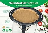 Wundermix - WunderGar® Dampfgarpapier für Varoma 24 St. • Garpapier Thermomix TM6, TM5, TM31 • Backpapier mit extra hohem Rand • Naturbraun, ungebleicht