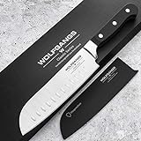 WOLFGANGS hochwertiges Santoku Messer - Sushi Messer extrascharfe rostfreie Premium-Klinge - Santokumesser aus deutschem Hochleistungsstahl - Santoku