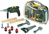 Theo Klein 8416 Bosch Tool Case, Large I 16-part tool kit I Incl Battery-Powered Drill with Light and Sound I Toy for Children Aged 3 Years and up