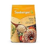 Seeberger Sesam geschält: Ganze Samen der Sesam-Pflanze - als Backzutat, zum Kochen und Dekorieren von Speisen - ohne Zusätze, vegan (1 x 250 g)