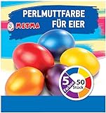 Metma B038 - Eierfarben, 5 Stück, Gelb, Orange, Rot, Blau, Lila, mit Handschuh, Färbetabletten, Ostereier, Ostern