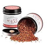 Rimoco N°455 Bio Rote Paprikaflocken getrocknet grob - Paprika Flocken aus roter Gemüsepaprika | vollmundig & fruchtig | Bio Anbau (DE-ÖKO-007) - Inhalt: 55g in eleganter Gewürzdose mit Aromadeckel