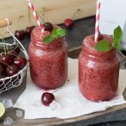 Kirsch-Melonen-Slush aus dem Thermomix von will-mixen.de