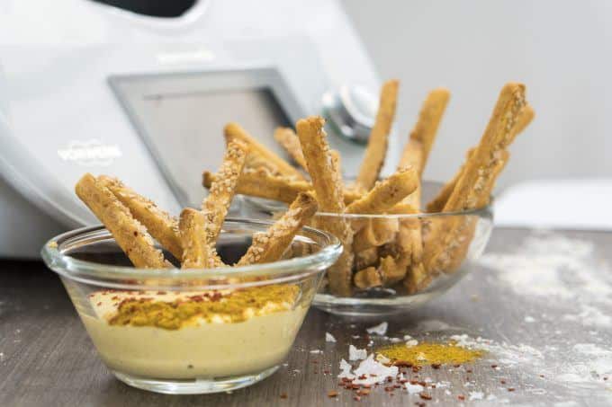 Sesam-Chili-Brotsticks aus dem Thermomix