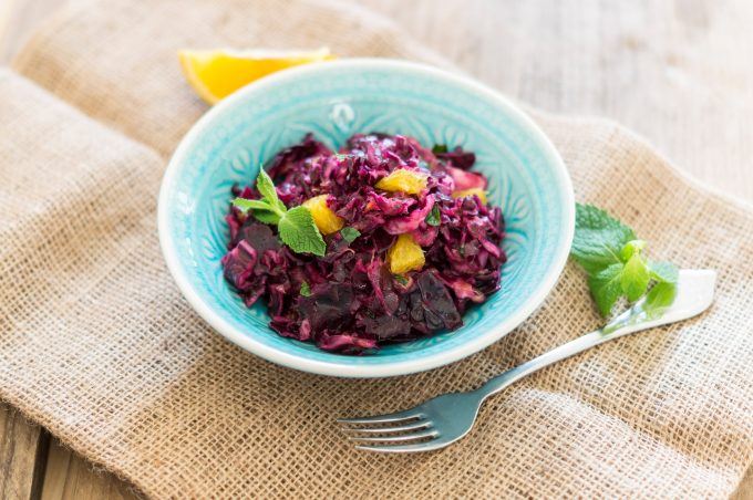 Rotkohl-Rohkostsalat aus dem Thermomix®