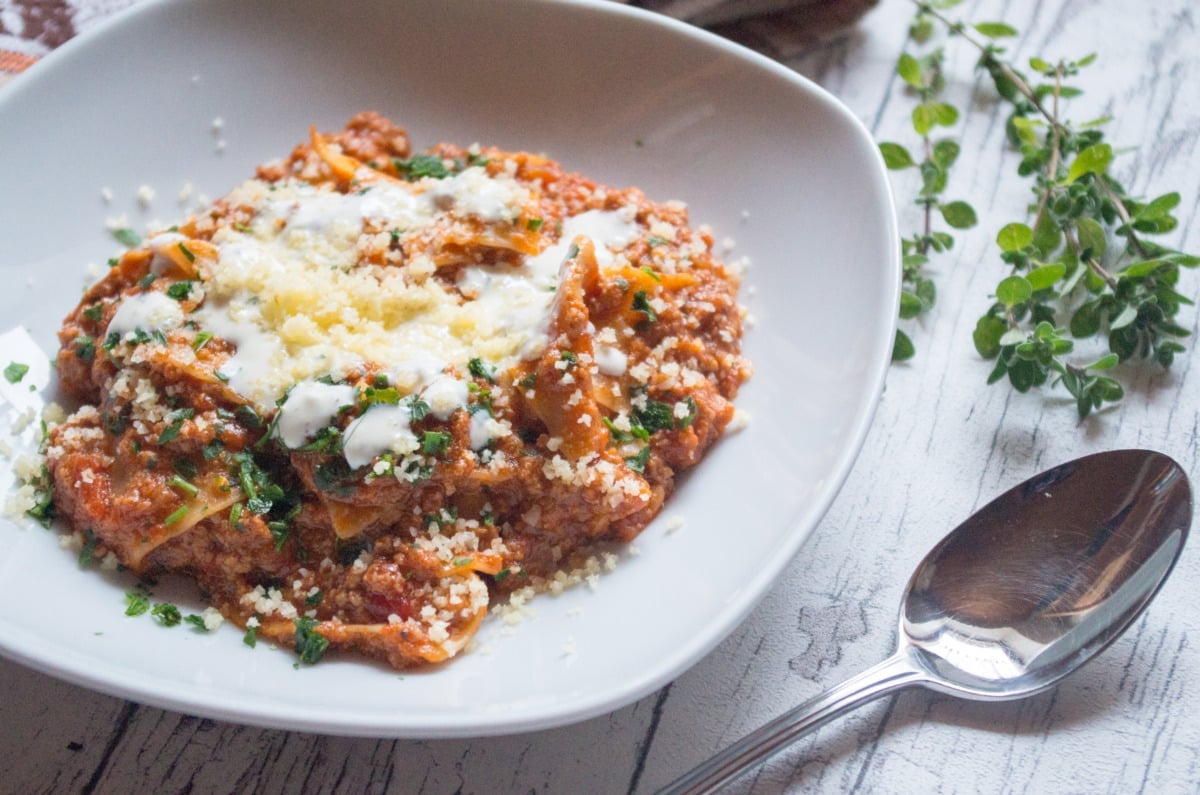 Lasagne-Eintopf aus dem Thermomix®