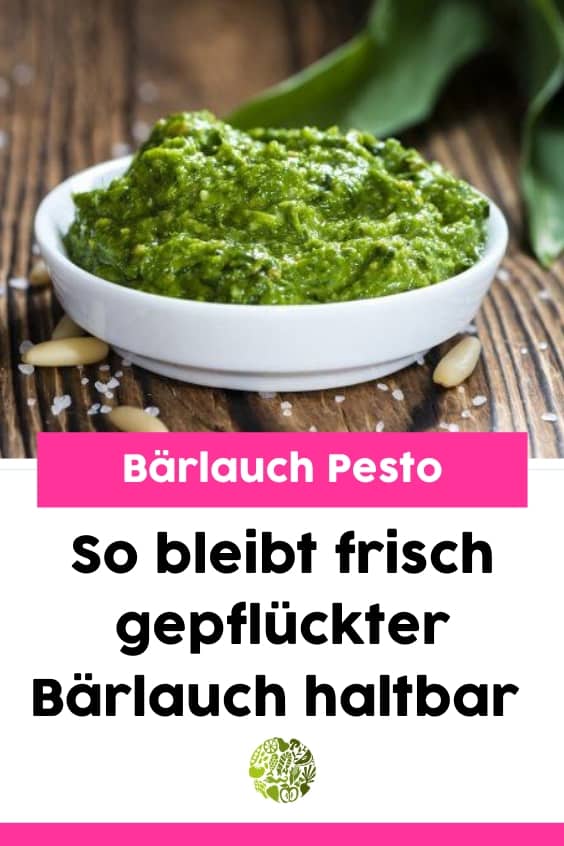 Saucen aus dem Thermomix®: Mayo, Pesto, Aufstriche 4 Bärlauchpesto aus dem Thermomix® im Glas mit Öl-Schutzschicht