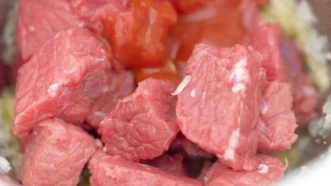 Gulasch Fleisch im Thermomix