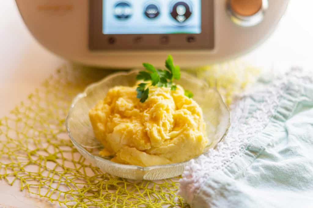 Kartoffelpüree Thermomix®: 700 g, 35 Min, in Milch gegart 1 Kartoffelpüree aus dem Thermomix®