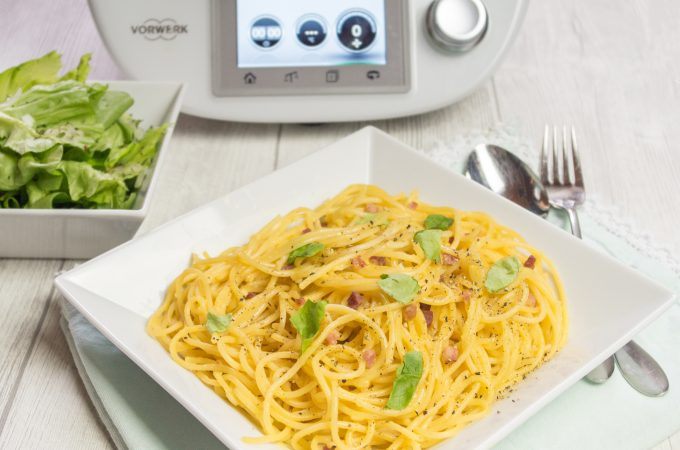 Spaghetti Carbonara aus dem Thermomix® ruck zuck