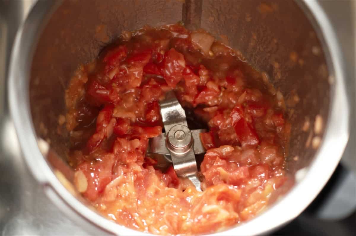 Tomatensuppe Thermomix®: 20 Min, schmeckt nach Tomate 7 tomaten im mixtop zerleinern