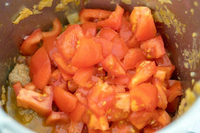 Gulaschsuppe Thermomix®: echter Gulyás-Geschmack 9 tomaten im