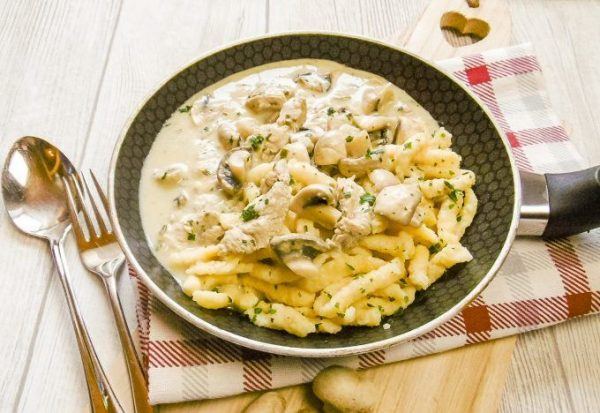 Geschnetzeltes mit Spätzle - Jägerart für Thermomix® TM5® und TM31