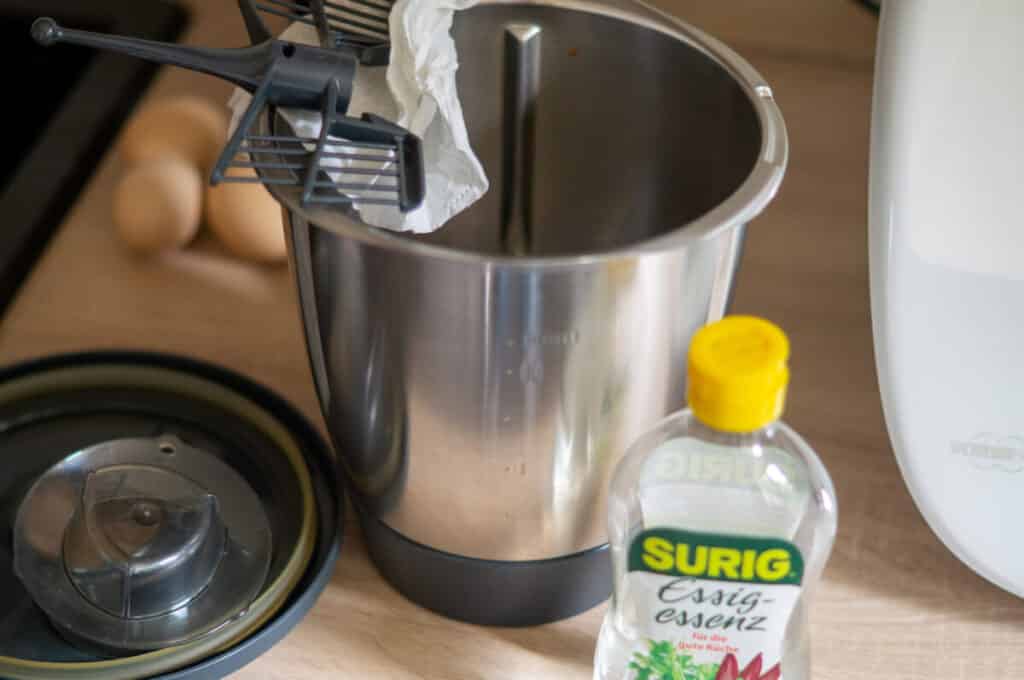 Eischnee Thermomix®: 3 Eiweiß, 3 Min, Stufe 3,5 6 mixtopf reinigung essigessenz