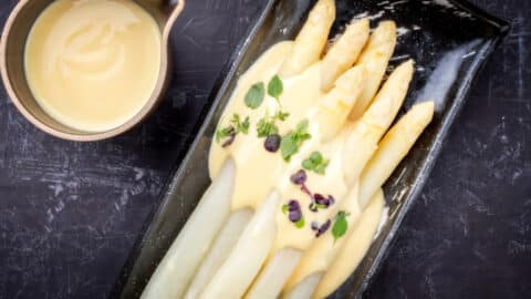 Thermomix® Sauce hollandaise mit Spargel