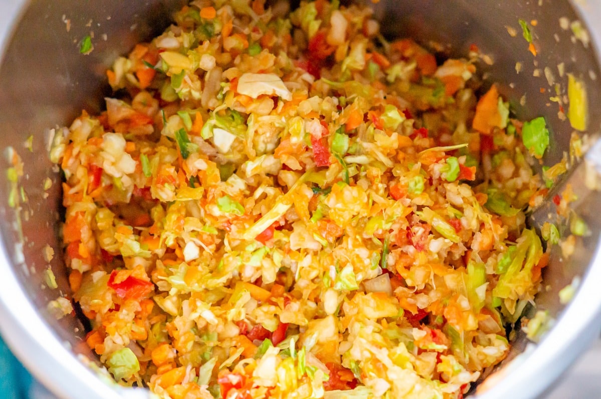Rohkostsalat Thermomix®: 4 Portionen, 25 Min, bunt + knackig 8 bunter rohkost gemuese gehackt