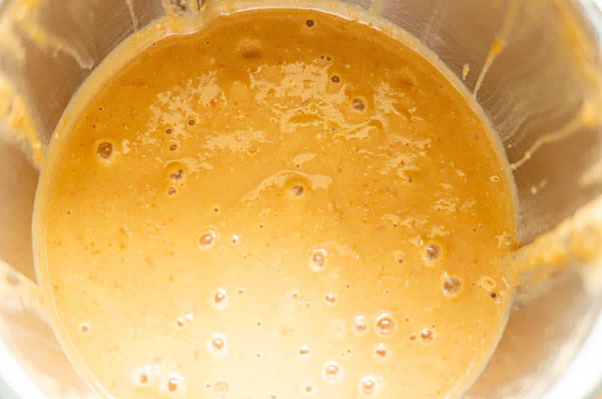 Aprikosen-Bananen-Mandel-Smoothie aus dem Thermomix® 4 Smoothie mit Honig, Limettensaft und Apfelsaft gemixt
