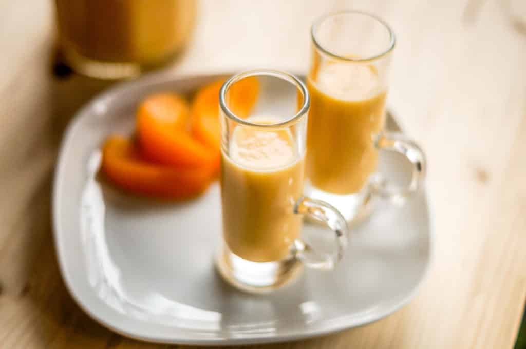 Tussi-Likör Thermomix: Pfirsich-Maracuja, 10 Min 1 Tussi Likör aus dem Thermomix®