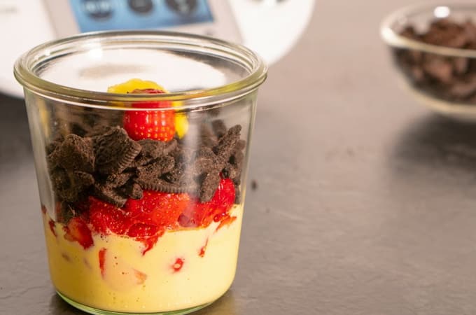 Deutschland-Glasdessert aus dem Thermomix®