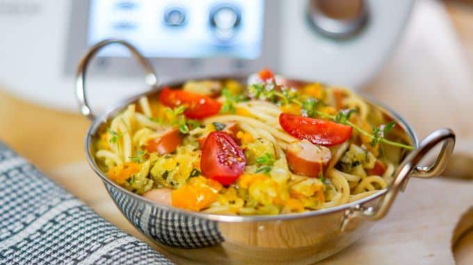 Schnelle Sommer-Spaghetti aus dem Thermomix®