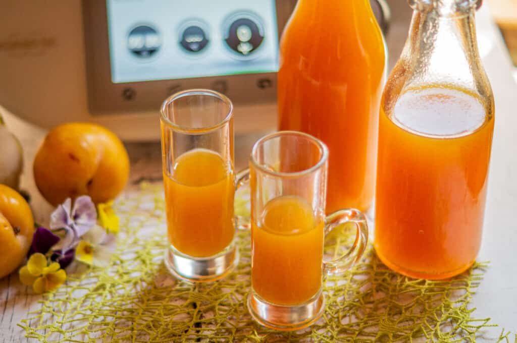 Aprikosenlikör Thermomix®: fertig in 25 Minuten 1 Aprikosenlikör aus dem Thermomix®