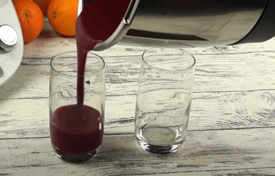 Anti-Erkältungs-Smoothie Thermomix®: Mango + Rote Bete + 6 smoothie servieren