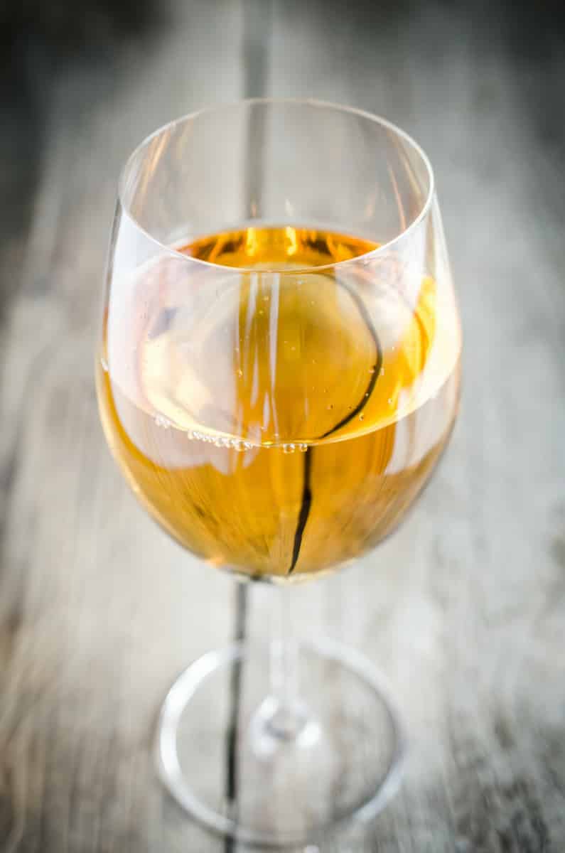 Schnelle Parmesan-Pasta aus dem Thermomix® 3 Weißwein im Mixtopf