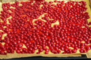 Johannisbeerkuchen vorgebacken