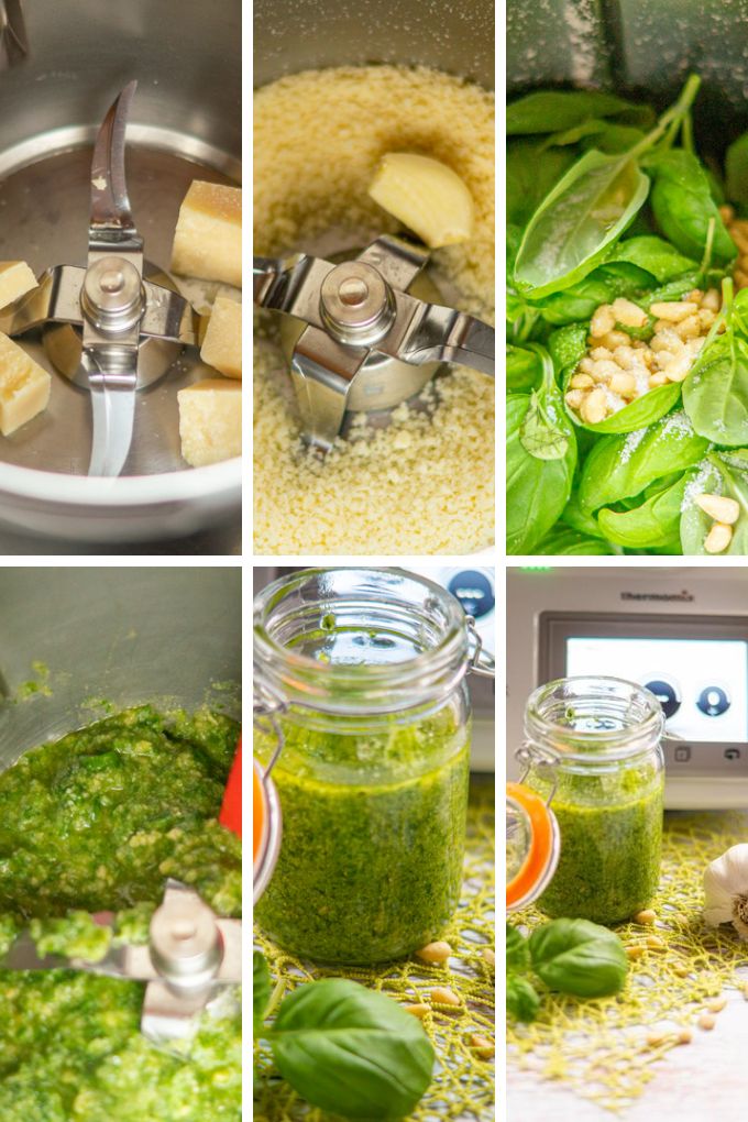 Basilikum Pesto aus dem Thermomix® TM5 oder TM6 herstellen