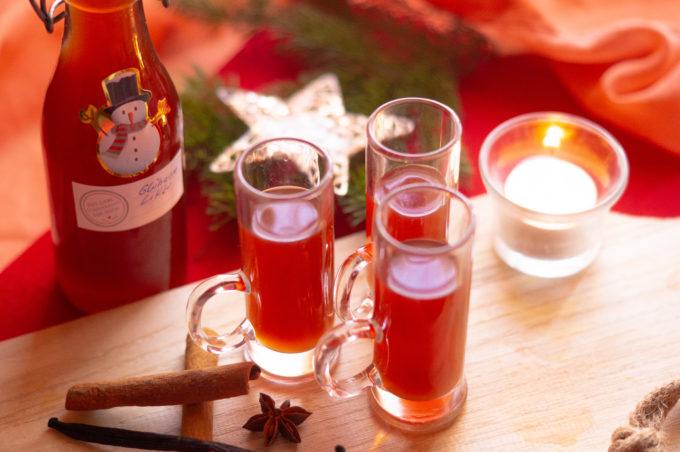Glühweinlikör Thermomix®: 1 Liter, 20 Min, mit Wodka + Gewürzen 11 gluehwein likoer aus dem thermomix 2