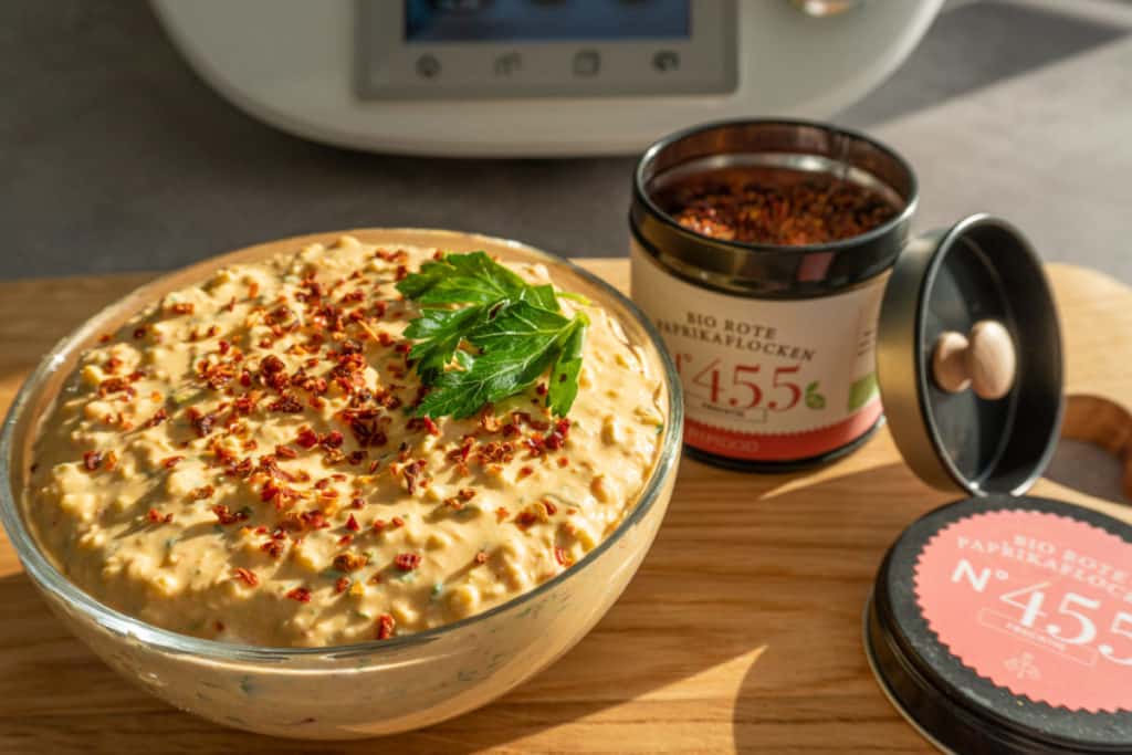 Türkischer Obazda Thermomix®: Feta, Ajvar, 10 Min 1 Tükischer Obazter aus dem Thermomix®