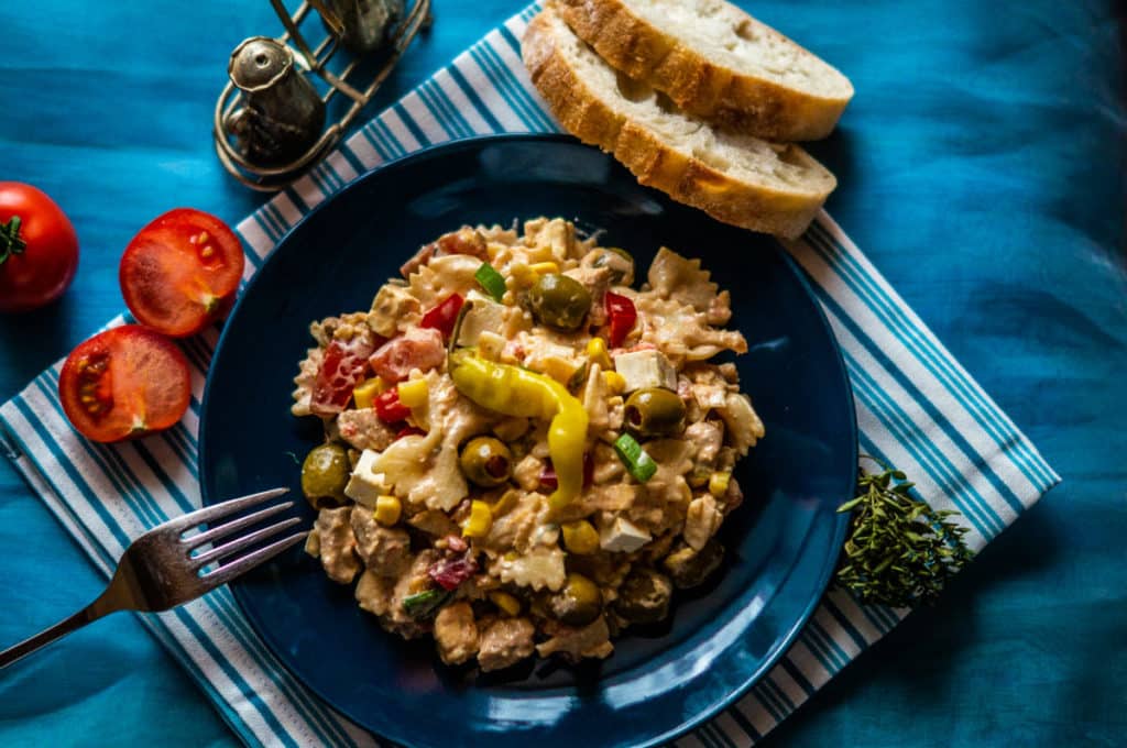 Gyros-Salat Thermomix®: Aroma kommt vom Dressing 1 Gyros-Salat aus dem Thermomix®